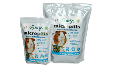 Корм Micropills Guinea Pigs, производимый компанией Fiory для морских свинок